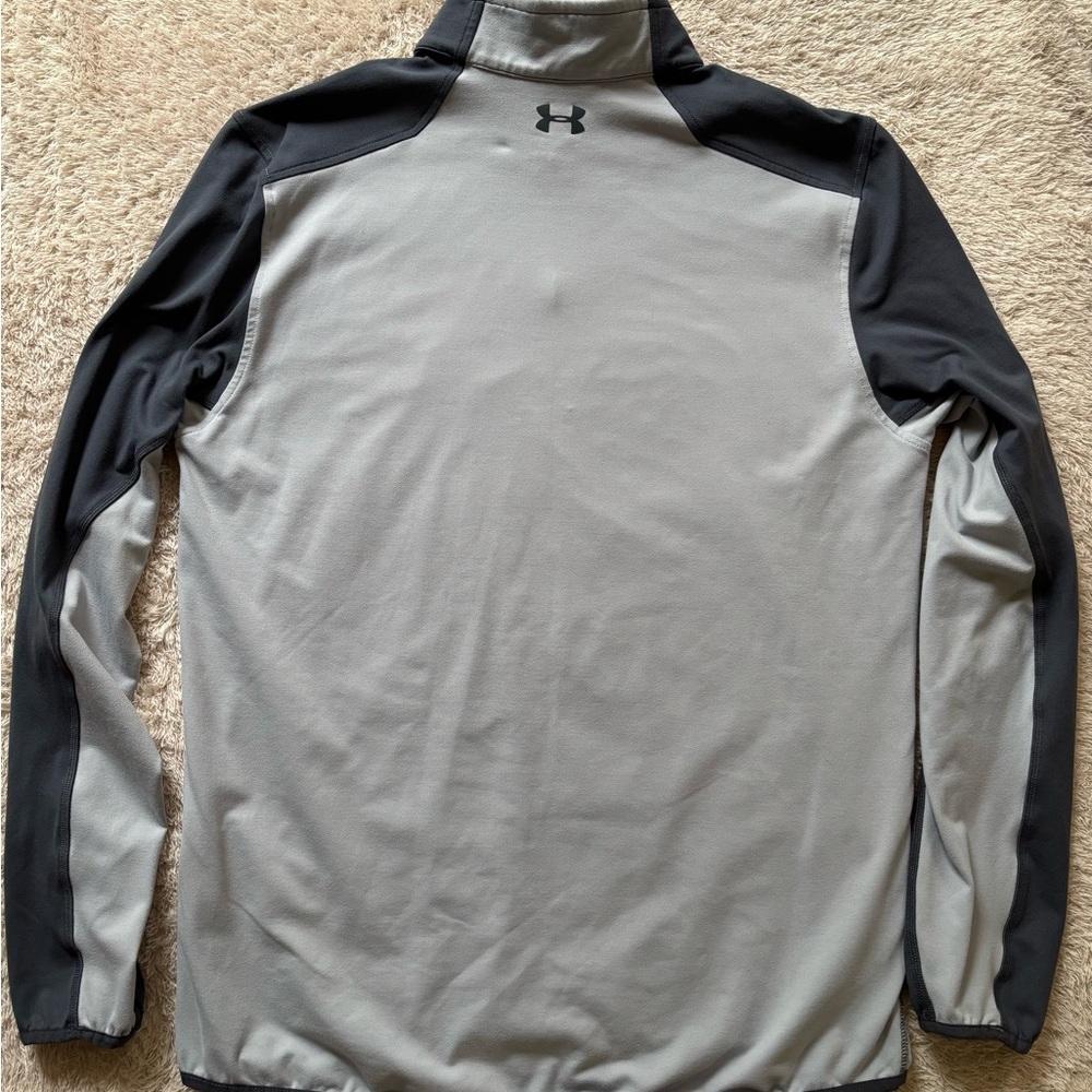 Under Armour Men's Performance Fleece Pullover Sweater Cold Gear Storm 1 Medium - Picture 2 of 9